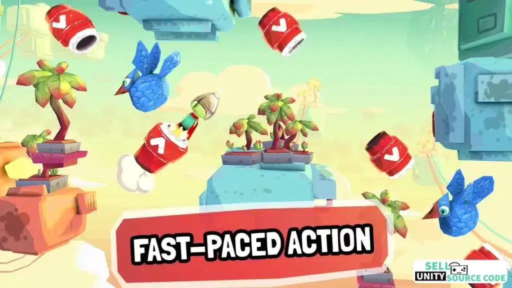 Rocket Bullet Boy: Fly & Dodge Game - SellUnitySourceCode.com screenshot 5
