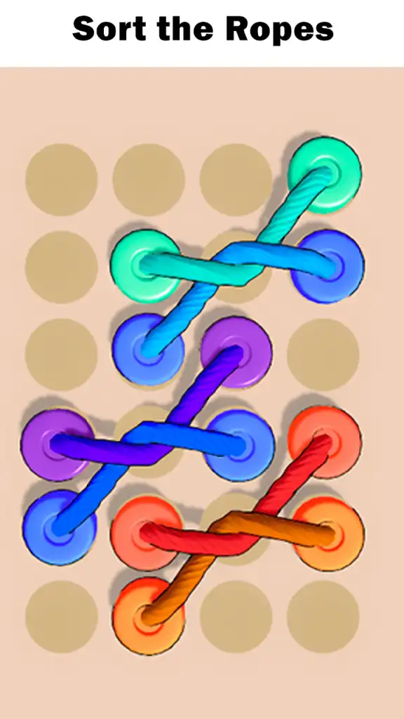 Rope Tangle – Twisted Ropes SellUnitySourceCode screenshot 3
