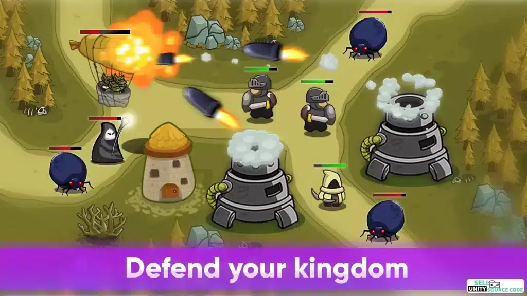 Rush Castle: Tower Defense TD SellUnitySourceCode screenshot 5