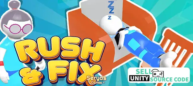 Rush & Fix – Idle Sneaky fixer Unity 2024 Gaming SellUnitySourceCode source code