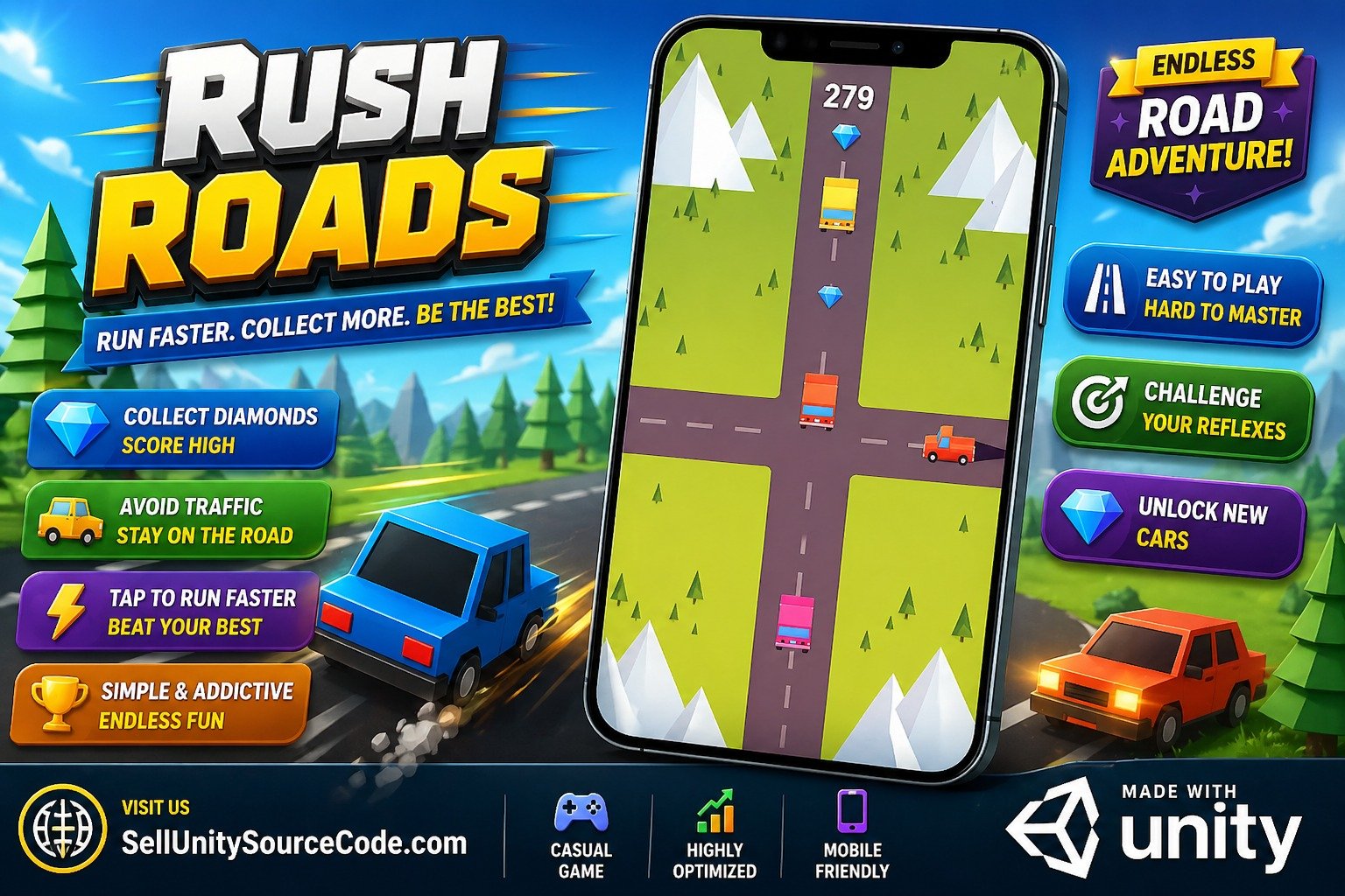 Rush Roads. source code