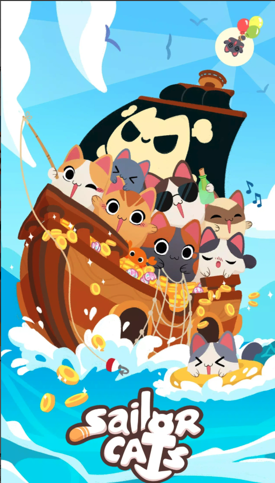 Sailor Cats Unity Source Code – Cute Kawaii Fishing Adventure Game screenshot 2