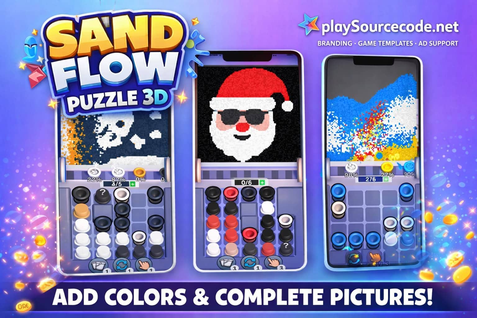 Sand Flow Puzzle 3D Unity Jam Template screenshot 6