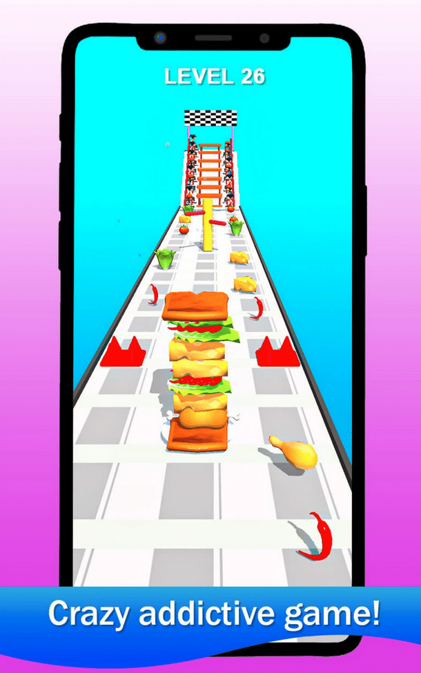 Sandwich Stack Rush 3D – New Top Trending Game screenshot 3