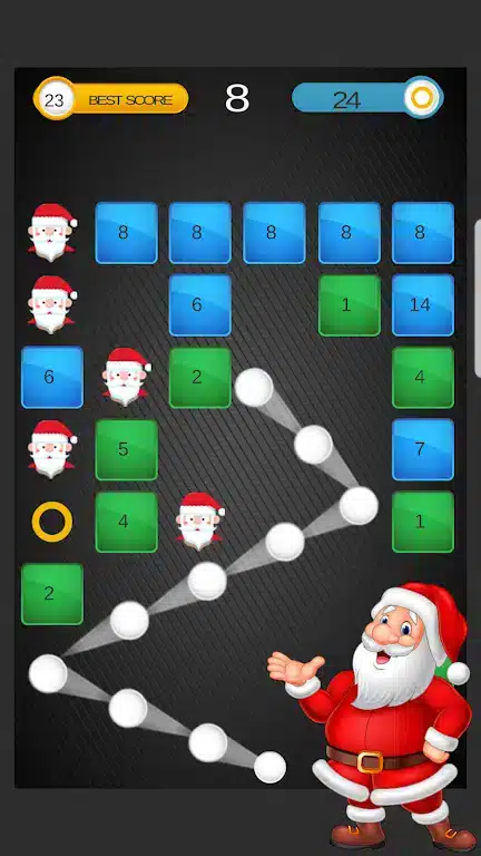 Santa Ball Bricks Breaker : Christmas Games 2018 SellUnitySourceCode screenshot 4