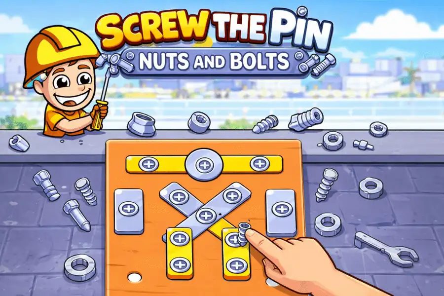 Screw The Pin: Nuts and Bolts – Mechanical Logic Puzzle Unity Source Code screenshot 2