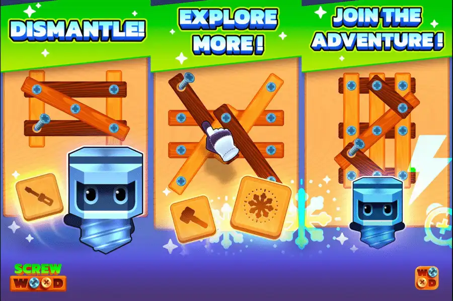 Screw Wood screenshot 2