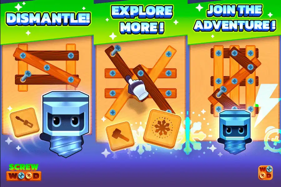 Screw Wood screenshot 3