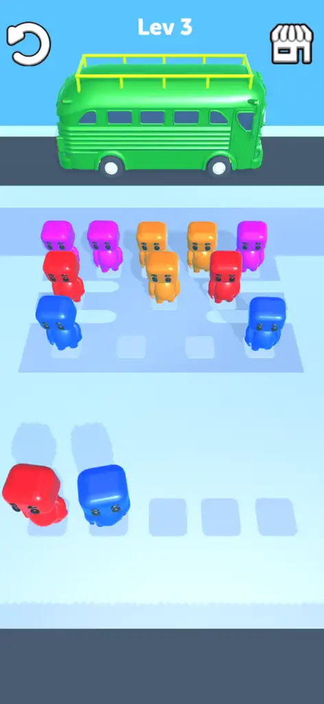 Seat Sort Puzzle 3D SellUnitySourceCode screenshot 4