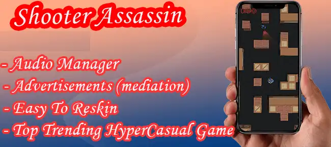 Shooter Assassin – Hypercasual Trending Game SellUnitySourceCode screenshot 4