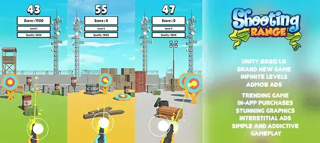 Shooting Range | Brand New Hypercasual Game | SellUnitySourceCode screenshot 5