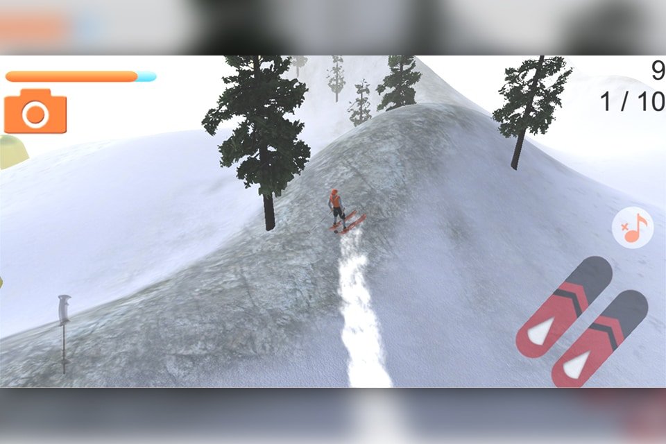 Ski Racer Unity 3D Game (Android & IOS) SellUnitySourceCode screenshot 5