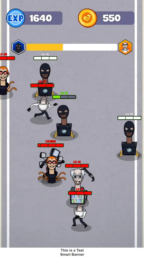 Skibidi Toilet Move Face – Hyper Casual Trending SellUnitySourceCode screenshot 3