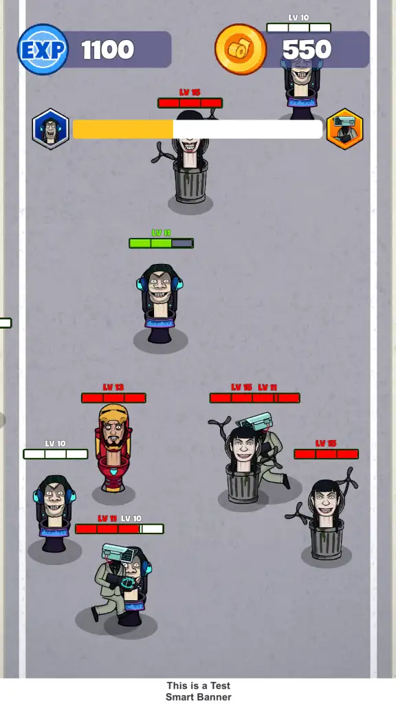 Skibidi Toilet Move Face – Hyper Casual Trending SellUnitySourceCode screenshot 5