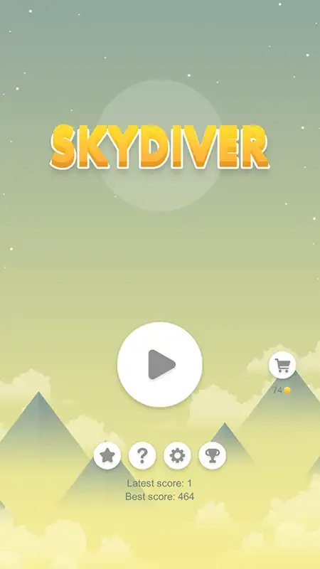 Skydiver – Unity project SellUnitySourceCode screenshot 2