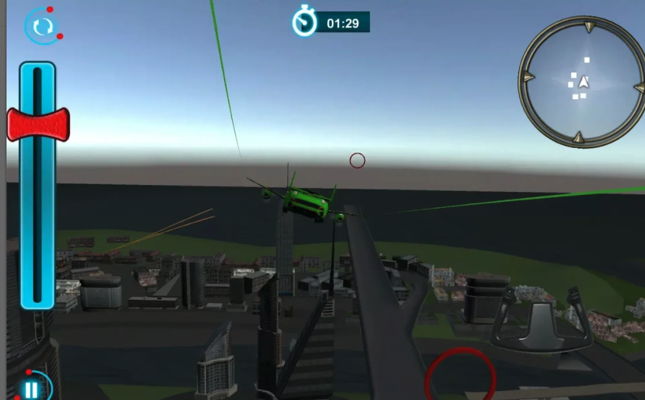 Skydiving Flying Car Stunt: Air Combat Fight Race screenshot 6