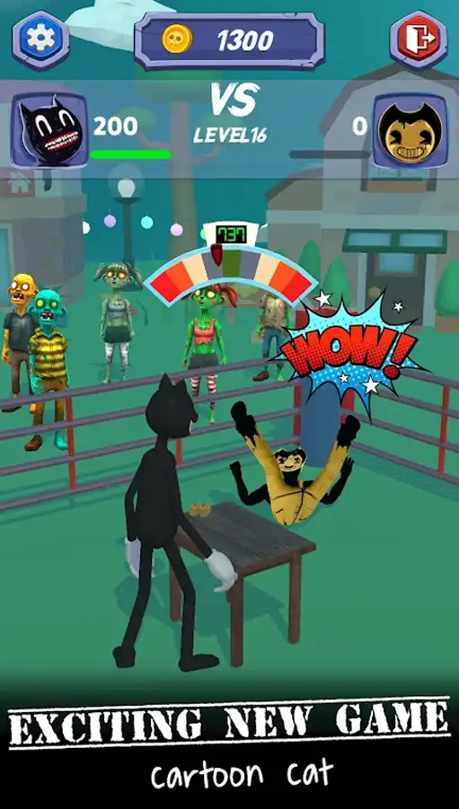 Slap Cartoon Cat Champ SellUnitySourceCode screenshot 3