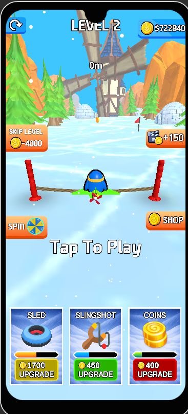 Sled Surfers Sling Game 3D Unity Game Source Code screenshot 6