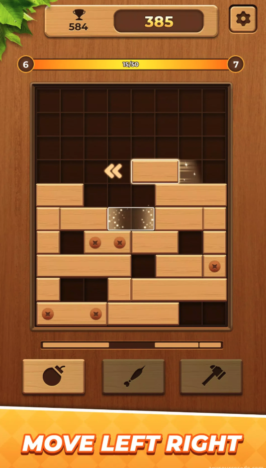 Slide Block: Drop Wood Puzzle screenshot 4