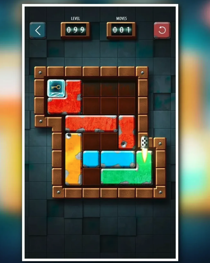 Slide Tetromino Puzzle Game screenshot 2