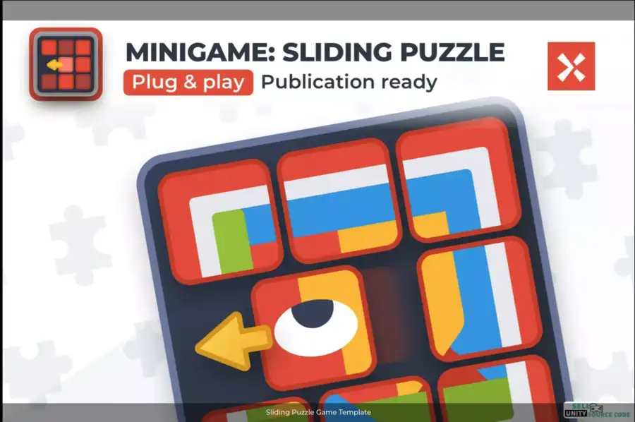 Sliding Puzzle Game Template SellUnitySourceCode screenshot 2