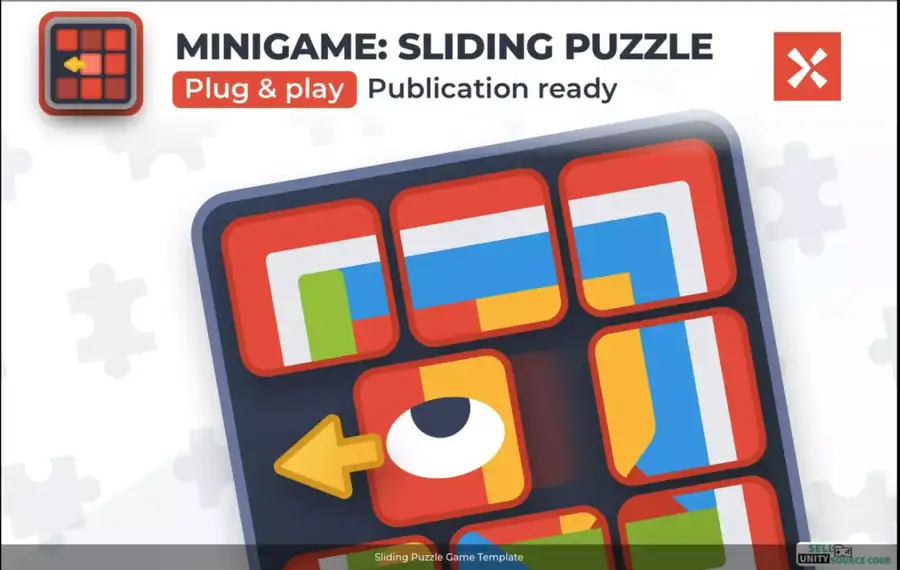 Sliding Puzzle Game Template SellUnitySourceCode screenshot 5