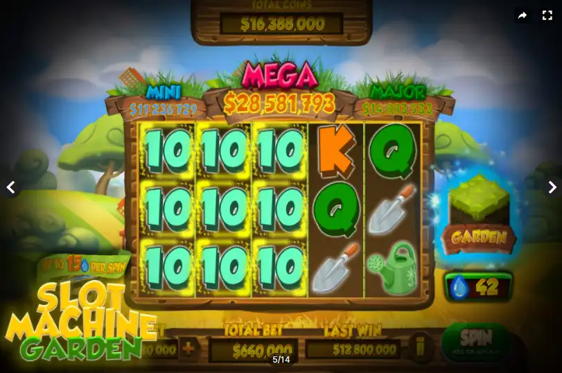 Slot Machine Garden SellUnitySourceCode screenshot 3