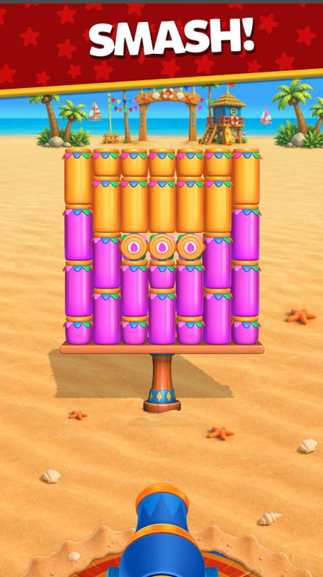 Smash Fest Unity Source Code – Cannon Shooting Destruction Puzzle Game | SellUnitySourceCode.com screenshot 2