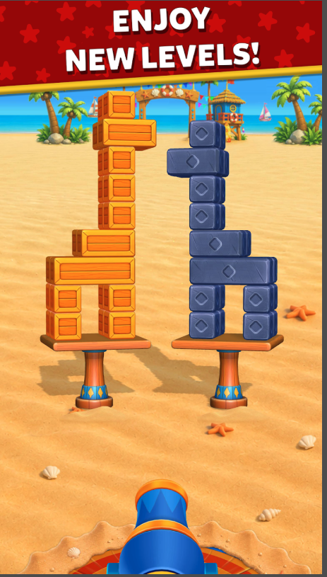 Smash Fest Unity Source Code – Cannon Shooting Destruction Puzzle Game | SellUnitySourceCode.com screenshot 3