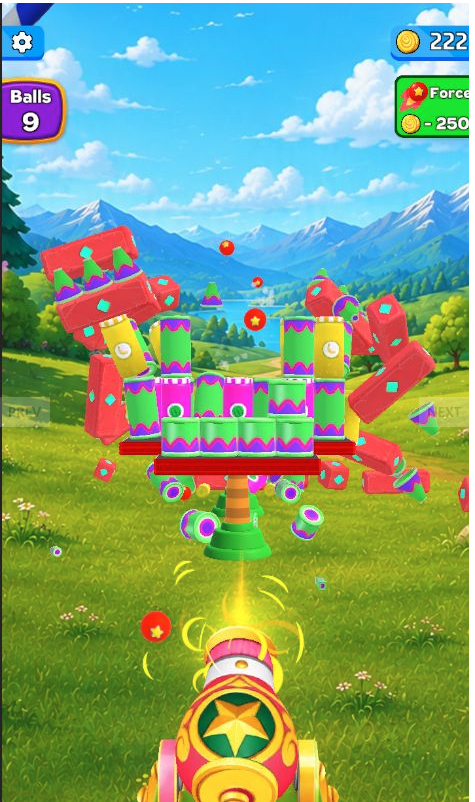 Smash Hit Cannon 3D Unity Source Code – Cannon Shooting Puzzle Game | SellUnitySourceCode.com screenshot 3