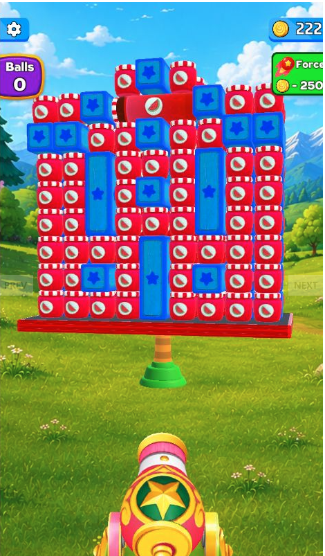 Smash Hit Cannon 3D Unity Source Code – Cannon Shooting Puzzle Game | SellUnitySourceCode.com screenshot 5