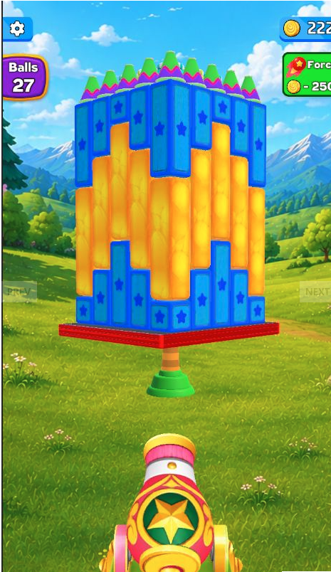 Smash Hit Cannon 3D Unity Source Code – Cannon Shooting Puzzle Game | SellUnitySourceCode.com screenshot 7