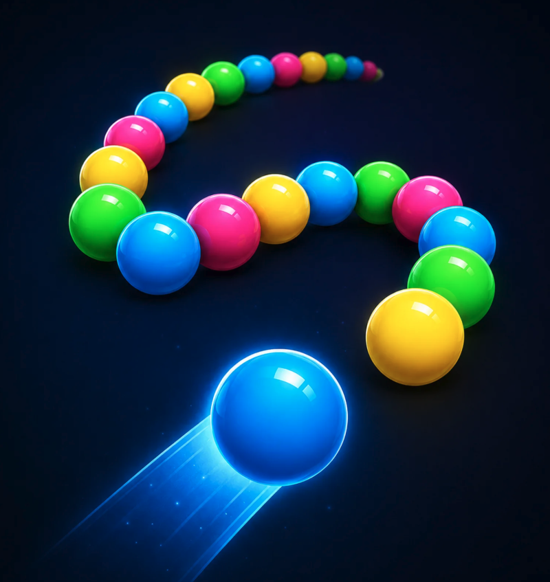 Snake Balls Unity Game Source Code – Color Matching Puzzle Game source code