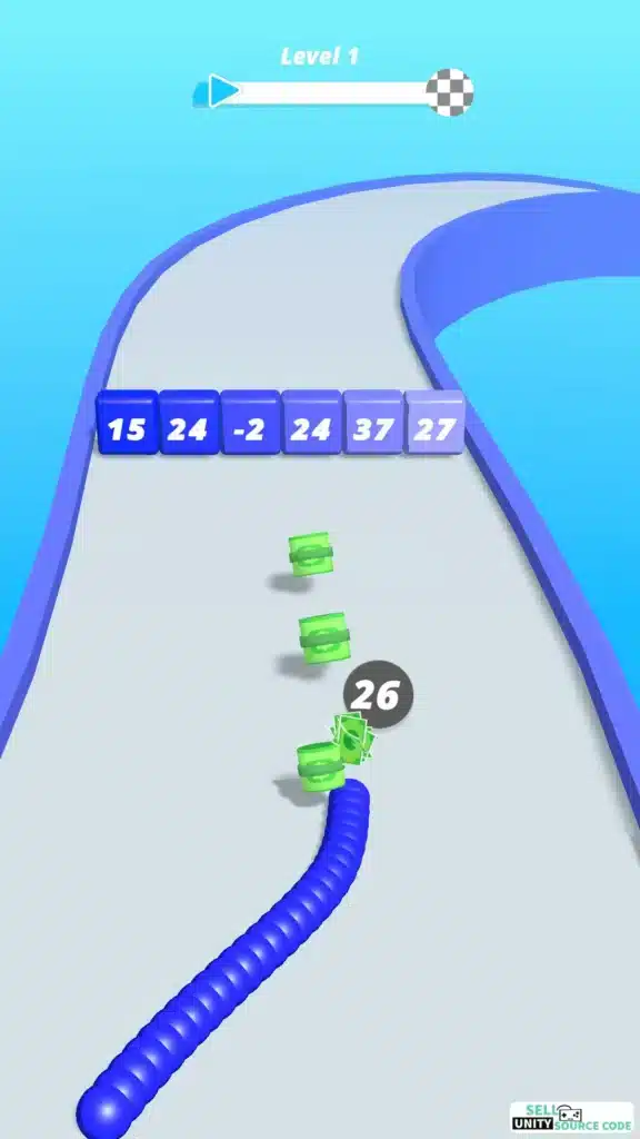 Snake Color SellUnitySourceCode screenshot 2