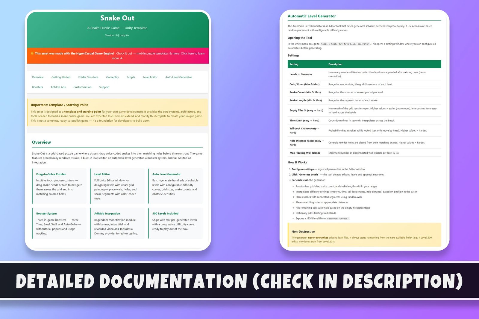 Snake Out | Unity 2D Puzzle Template + Editor screenshot 3