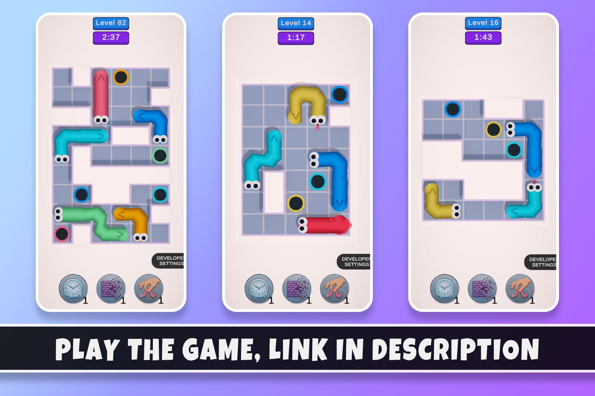 Snake Out | Unity 2D Puzzle Template + Editor screenshot 4