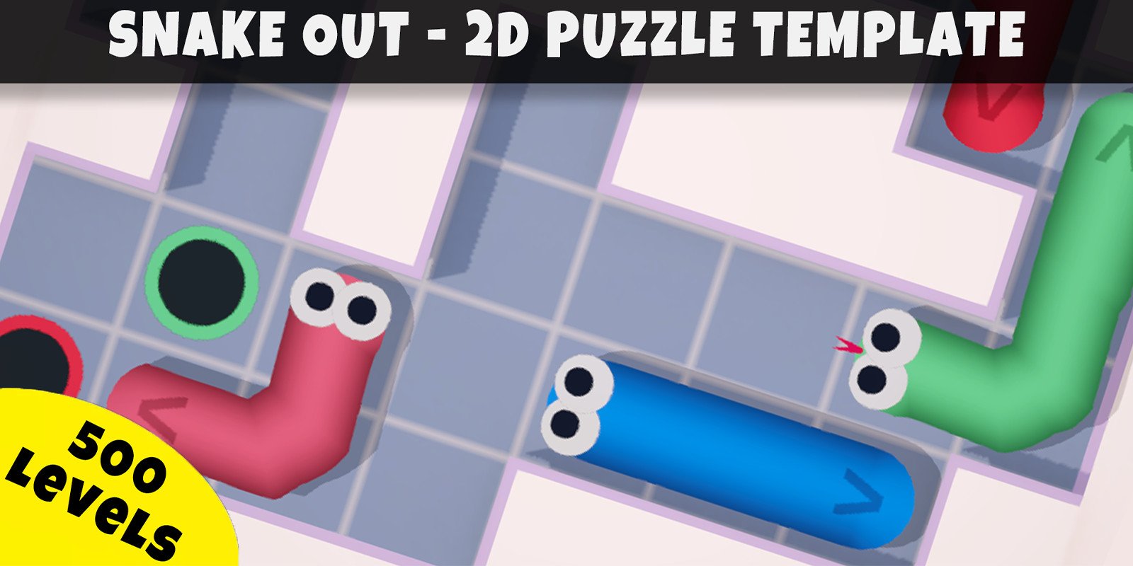 Snake Out | Unity 2D Puzzle Template + Editor source code