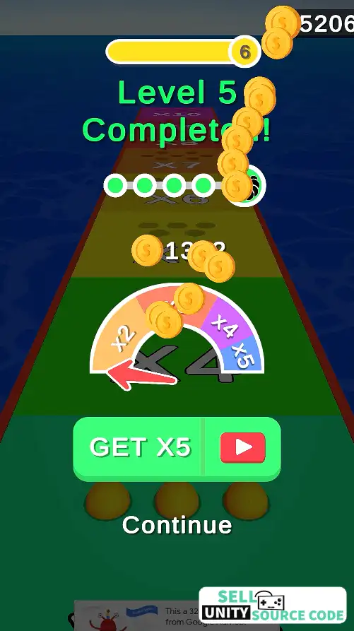 Snake Rush 3D – Unity Game + Admob SellUnitySourceCode screenshot 3