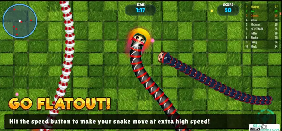 Snake Warz Online Multiplayer (Photon fusion 2) SellUnitySourceCode screenshot 5