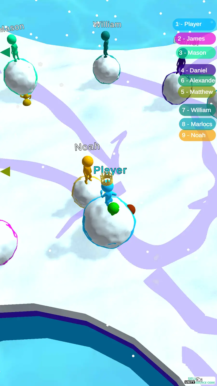 Snowball Man SellUnitySourceCode screenshot 5