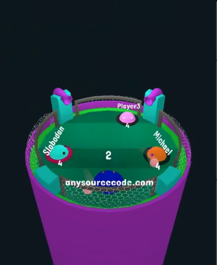 Soccer Ping.io | BattleBall KickOut 3D screenshot 5