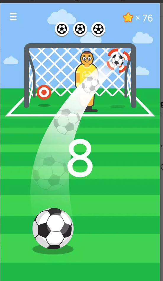 Soccer Strike Challenge Unity Source Code – Football Shooting Swipe Game Template (Android &amp; iOS) screenshot 5