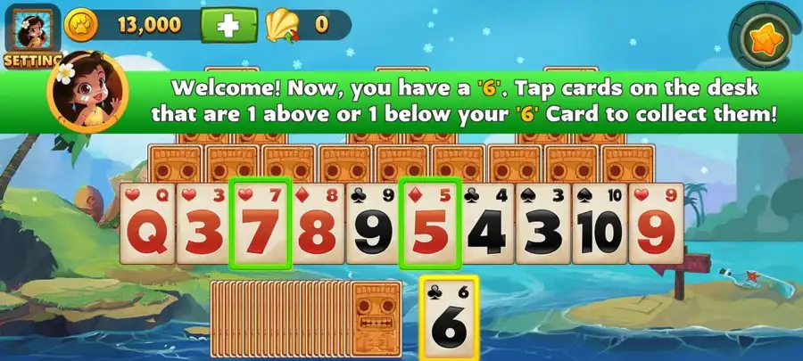 Solitaire Adventure Tripeaks SellUnitySourceCode screenshot 2