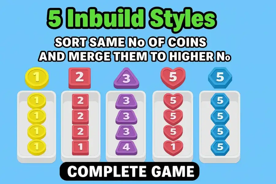 Sort The Coin – Unity Project source code