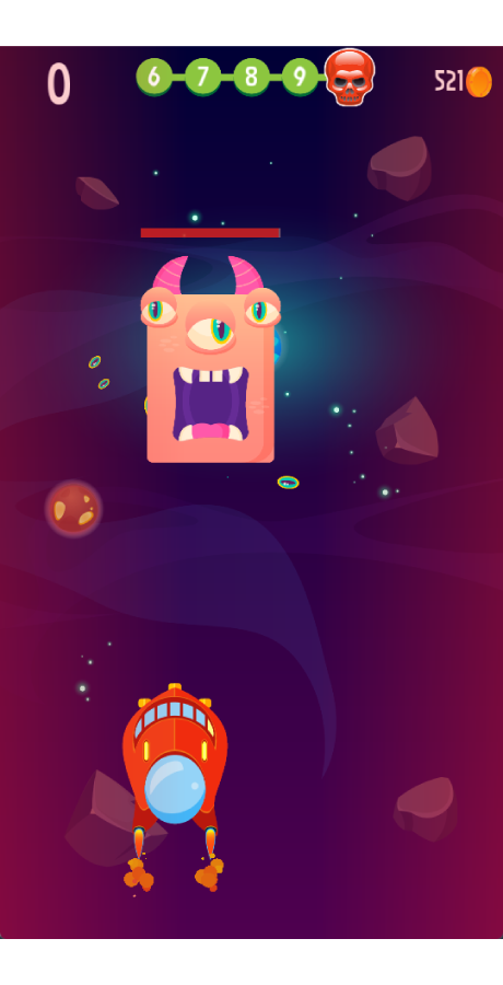 Space Asteroids Shooting Android Game screenshot 2