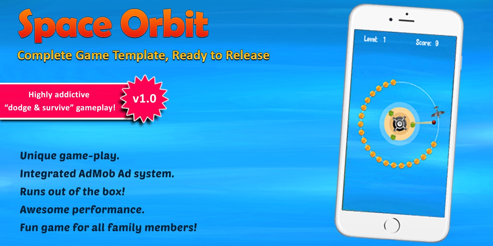 Space Orbit - Complete Unity Project source code