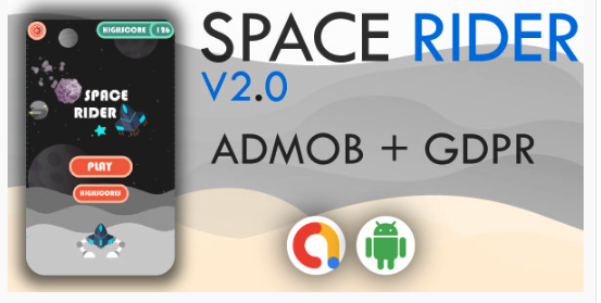 Space Rider Shooter + AdMob - Android Game source code