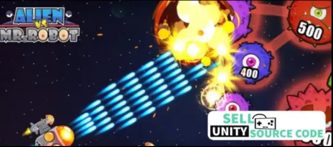 Space Virus War - Shooting Game SellUnitySourceCode  source code