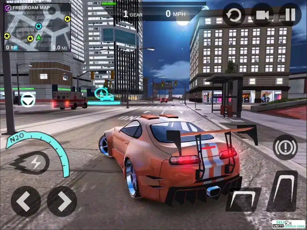 Speed Legends Open World Racing SellUnitySourceCode screenshot 2