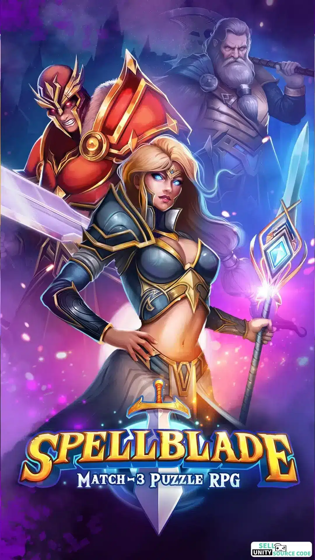 Spellblade: Match-3 Puzzle RPG – Epic Fantasy Adventure | SellUnitySourceCode screenshot 4